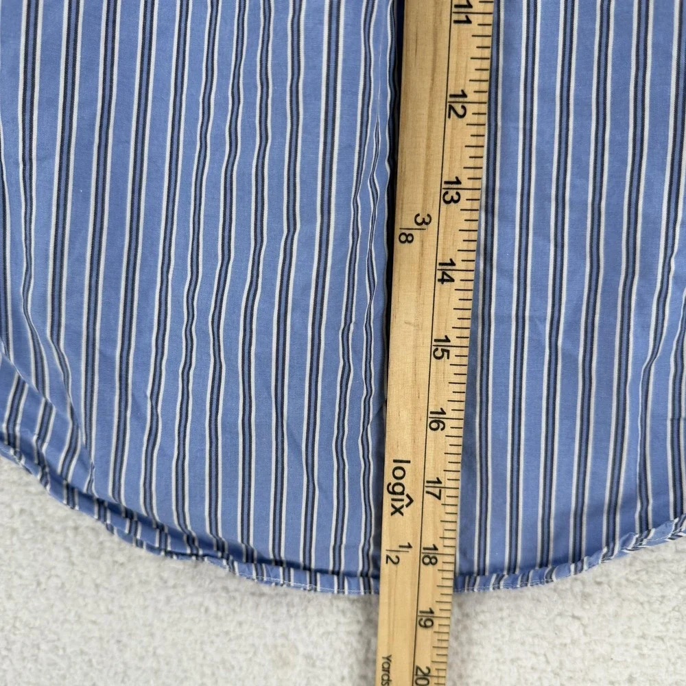 Ralph Lauren‎ Shirt Boys 5 Blue Stripe Button Down Long Sleeve Dress Casual